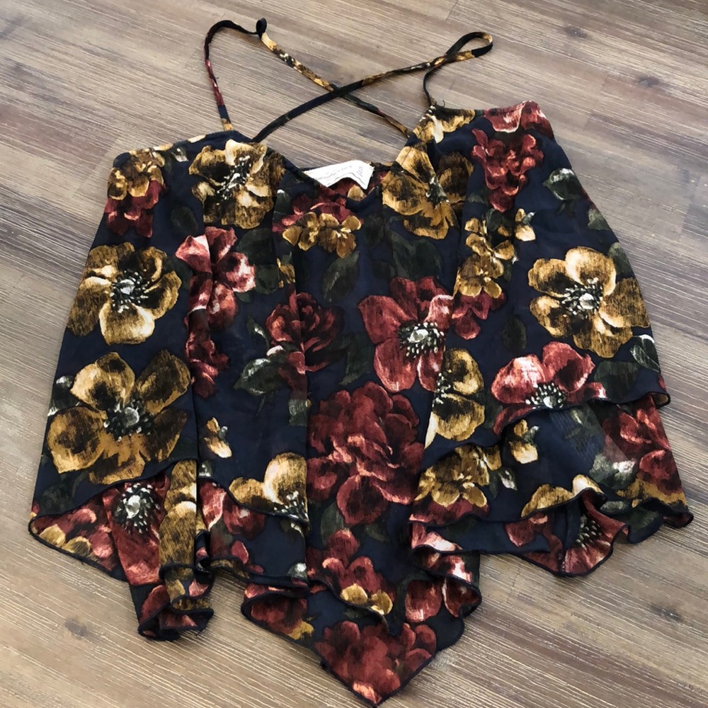 Abercrombie & Fitch Chiffon Handkerchief Top